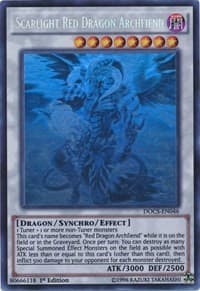Scarlight Red Dragon Archfiend (Ghost Rare) — Dimension of Chaos card