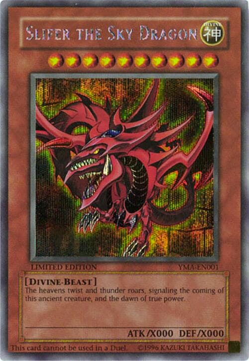 Slifer the Sky Dragon — Yu-Gi-Oh! The Movie Ani-Manga Promo card
