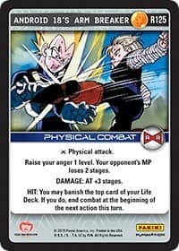 Android 18's Arm Breaker — Panini: Evolution card