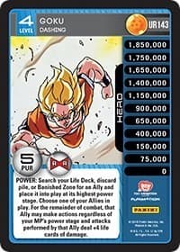 Goku - Dashing — Panini: Evolution card