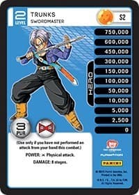 Trunks - Swordmaster (Rainbow Parallel Foil) — Panini: Evolution card