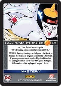 Black Perceptive Mastery (Rainbow Parallel Foil) — Panini: Evolution card