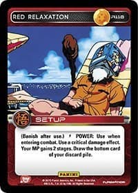 Red Relaxation — Panini: Movie Collection card