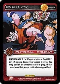 Red Mule Kick — Panini: Movie Collection card