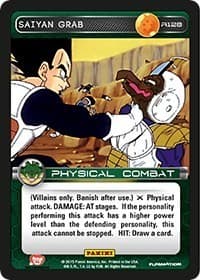 Saiyan Grab — Panini: Heroes & Villains card