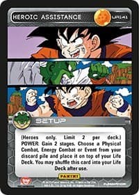 Heroic Assistance — Panini: Heroes & Villains card