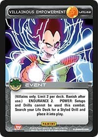 Villainous Empowerment — Panini: Heroes & Villains card