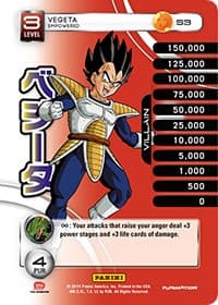 Vegeta - Empowered (High Tech Foil) — Panini: Set 1 card
