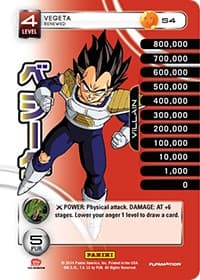 Vegeta - Renewed (Rainbow Parallel Foil) — Panini: Set 1 card