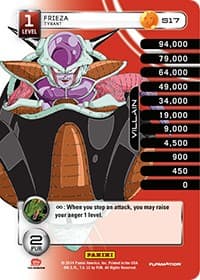 Frieza - Tyrant (High Tech Foil) — Panini: Set 1 card