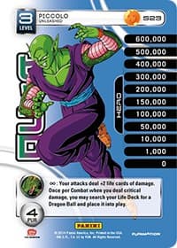 Piccolo - Unleashed (High Tech Foil) — Panini: Set 1 card