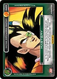 Saiyan Empowered Mastery (Rainbow Parallel Foil) — Panini: Set 1 card