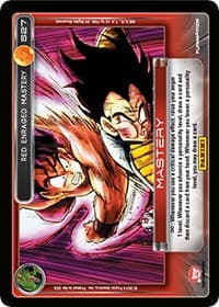 Red Enraged Mastery (Rainbow Parallel Foil) — Panini: Set 1 card