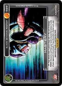 Black Devious Mastery (Rainbow Parallel Foil) — Panini: Set 1 card