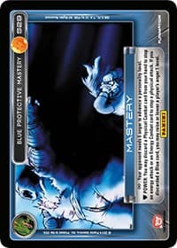 Blue Protective Mastery (Rainbow Parallel Foil) — Panini: Set 1 card