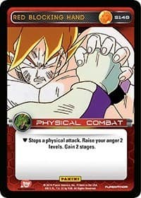 Red Blocking Hand — Panini: Set 1 card
