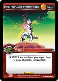 Red Forward Stance Drill — Panini: Set 1 card