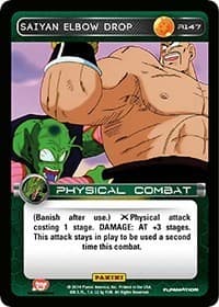 Saiyan Elbow Drop — Panini: Set 1 card