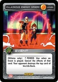 Villainous Energy Sphere — Panini: Set 1 card
