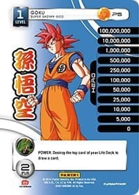 Goku - Super Saiyan God (SDCC 2014) — Panini Promo Cards card