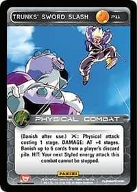 Trunks' Sword Slash — Panini Promo Cards card