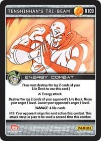 Tenshinhan's Tri-Beam — Panini: Perfection card