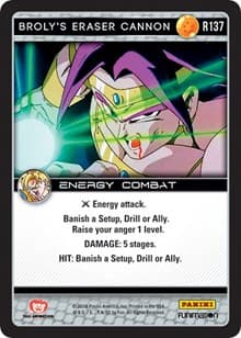 Broly's Eraser Cannon — Panini: Vengeance card