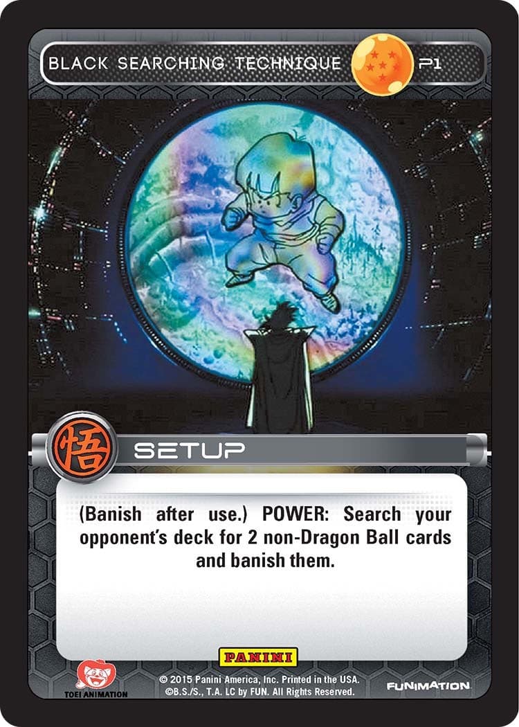 Black Searching Technique (Movie Collection) — Panini Promo Cards card