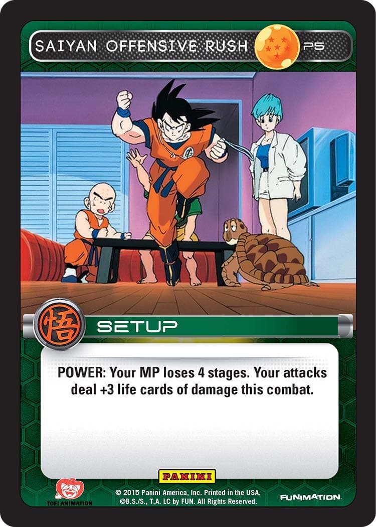 Saiyan Offensive Rush (Movie Collection) — Panini Promo Cards card