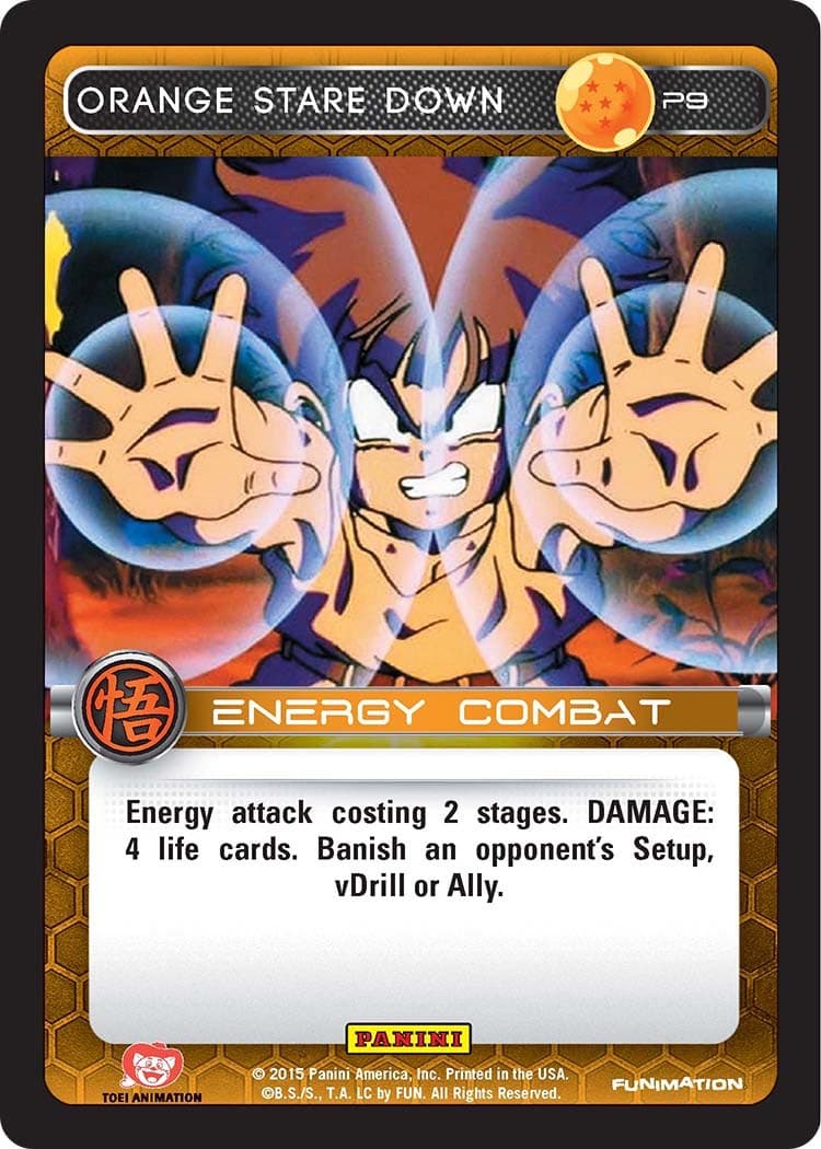 Orange Stare Down (Movie Collection) — Panini Promo Cards card