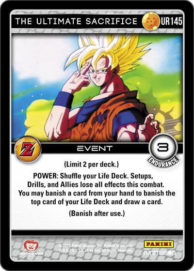 The Ultimate Sacrifice — Panini: Awakening card