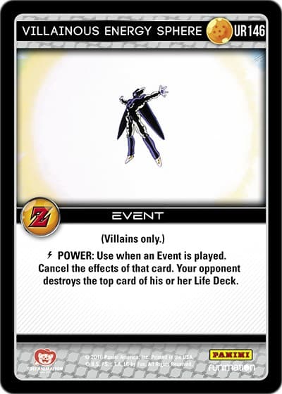 Villainous Energy Sphere — Panini: Awakening card