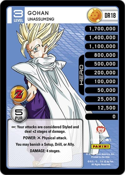 Gohan - Unassuming — Panini: Awakening card