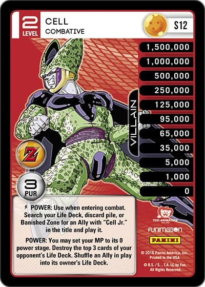 Cell - Combative (High Tech Foil) — Panini: Awakening card
