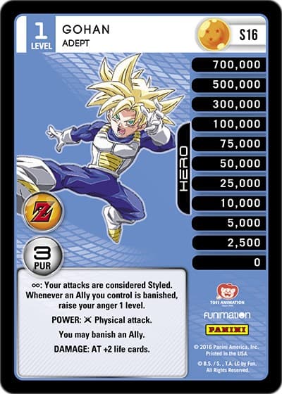 Gohan - Adept (High Tech Foil) — Panini: Awakening card