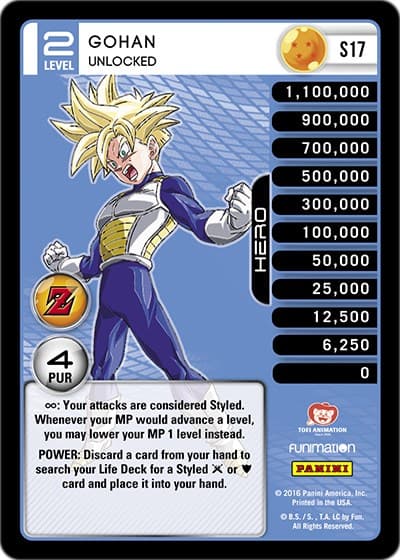 Gohan - Unlocked (High Tech Foil) — Panini: Awakening card