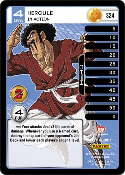 Hercule - In Action (Rainbow Parallel Foil) — Panini: Awakening card