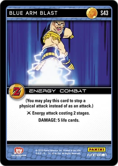 Blue Arm Blast — Panini: Awakening card
