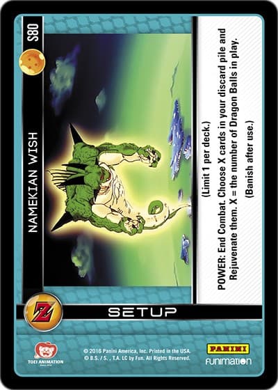 Namekian Wish — Panini: Awakening card
