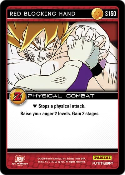 Red Blocking Hand — Panini: Awakening card