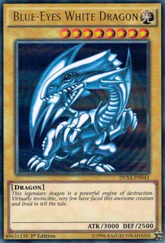 Blue-Eyes White Dragon — Duelist Saga card