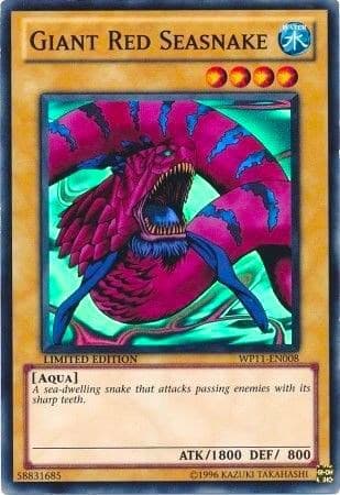 Giant Red Seasnake — World Championship 2011 Card Pack card