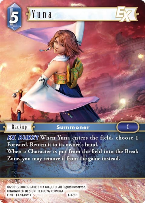 Yuna EX — Opus I card