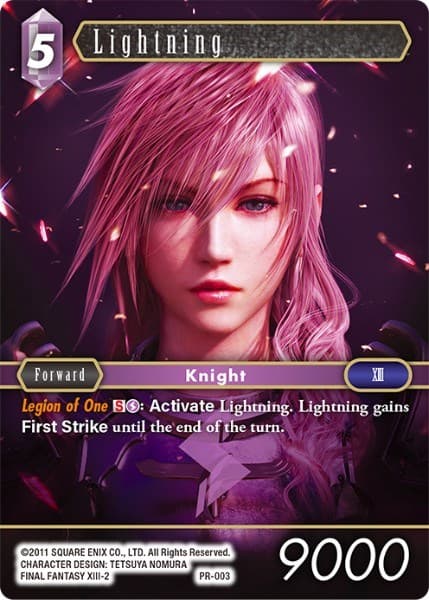 Lightning — FF: Promo Cards card