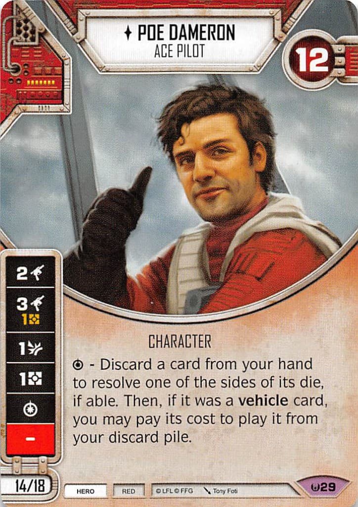 Poe Dameron - Ace Pilot — Awakenings card