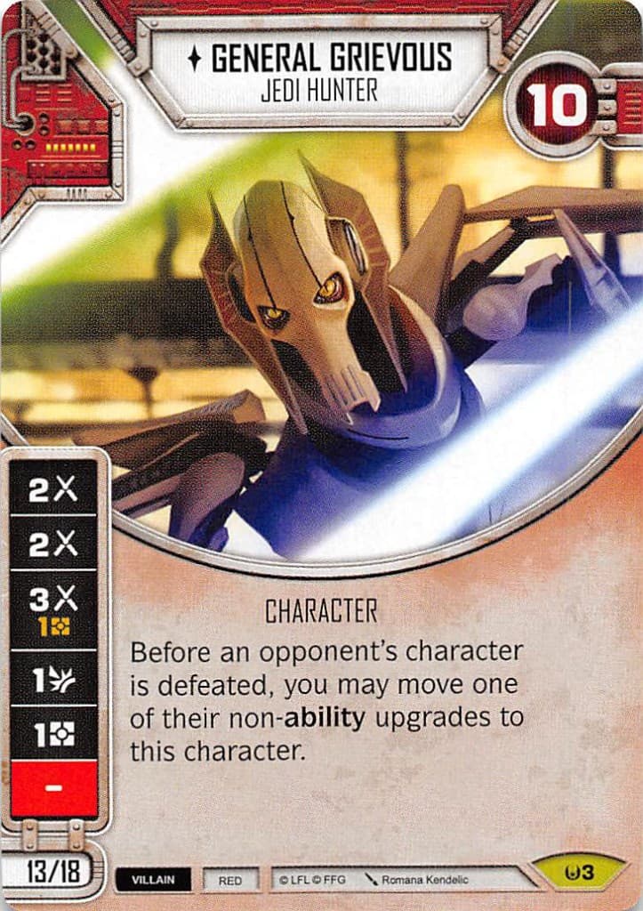 General Grievous - Jedi Hunter — Awakenings card