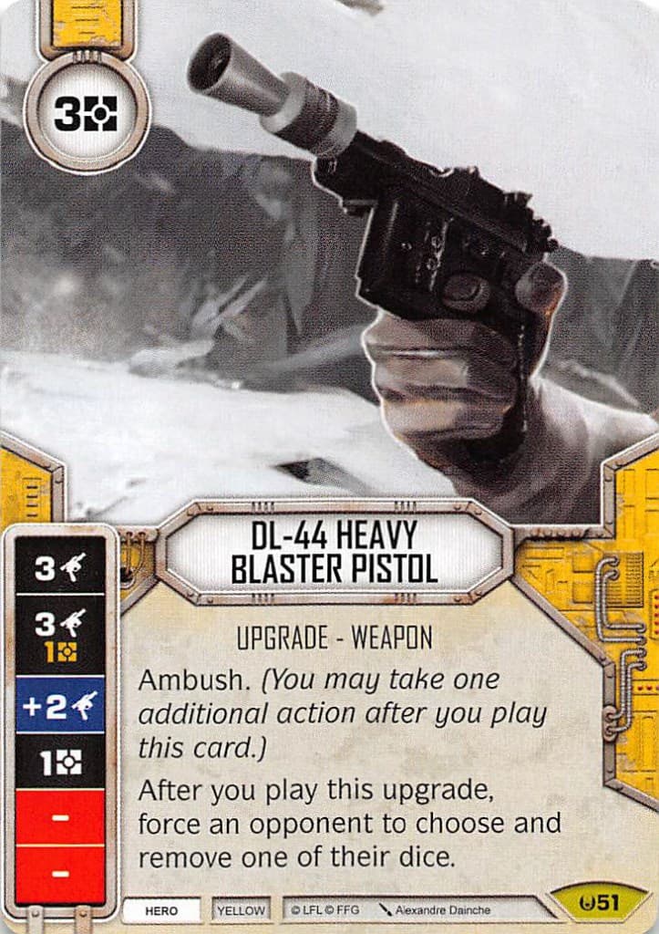 DL-44 Heavy Blaster Pistol — Awakenings card