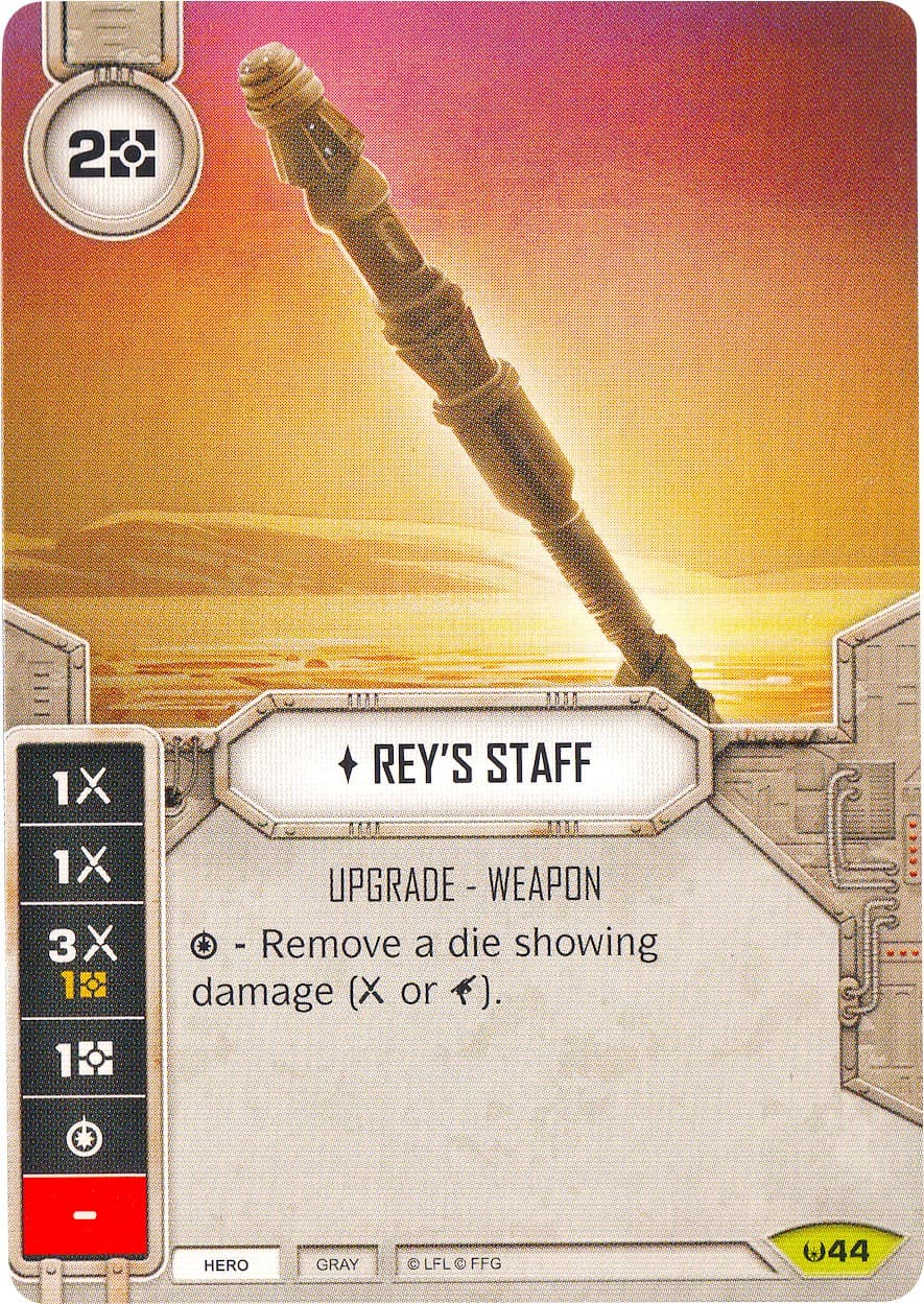 Rey's Staff (Card Only) — Awakenings card
