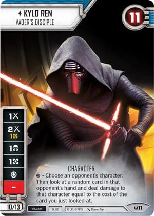 Kylo Ren - Vader's Disciple (Alternate Full Art) — SWD: Promo Cards card