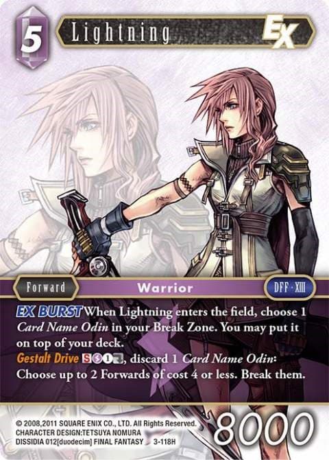 Lightning EX — Opus III card